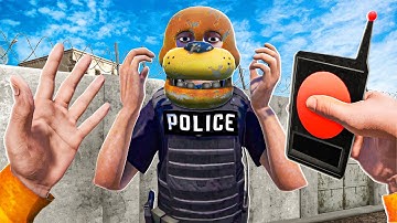 ESCAPING Prison with FNAF Mask - Bonelab VR Mods