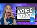 How to use voicetotext in google docs