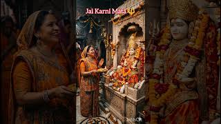 ✨ थारी किरपा री इक बूंद भी, जीवन अमृत बनावै ❤️ | करणी माता भजन #shorts #trending #karnimata #deshnok