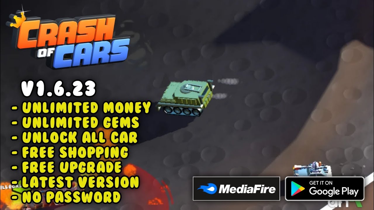 NEW UPDATE!! CRASH OF CARS MOD APK TERBARU V1.6.23 YouTube