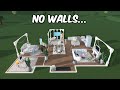 Building A BLOXBURG HOUSE with NO WALLS