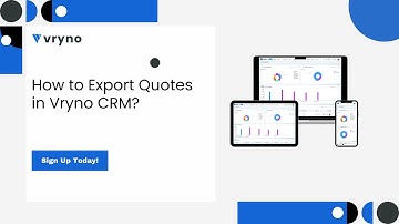 How to Export Quotes in Vryno CRM: Quick and Easy Guide