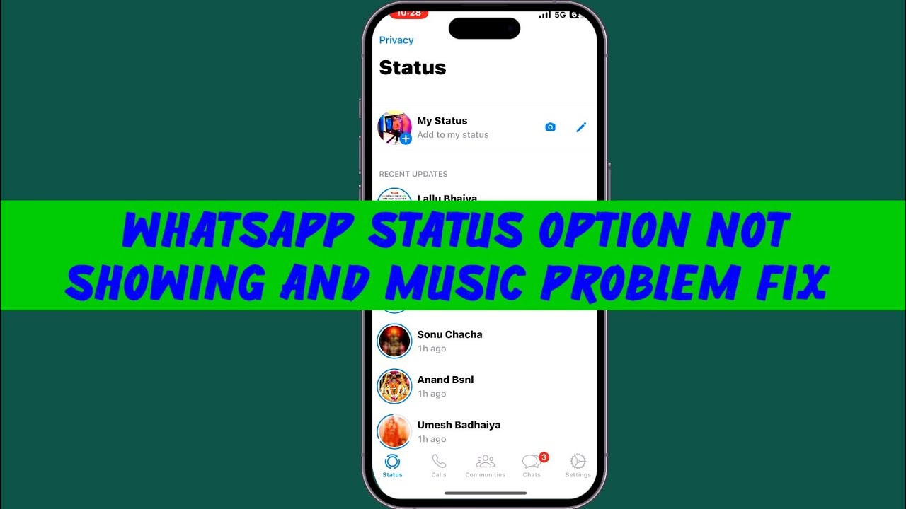 WhatsApp Status Problem on iPhone (Problem Fixed) | whatsapp status ...