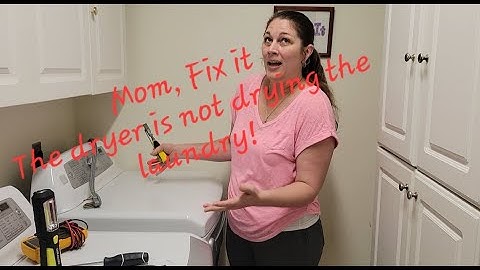 Kenmore Elite Dryer Not Heating-  DIY Repair to Save money |Mom, Fix it|
