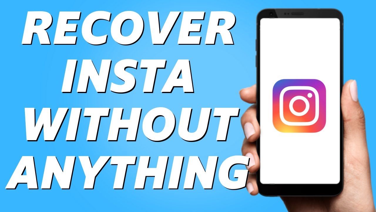 Recover Instagram account: without password, with Facebook