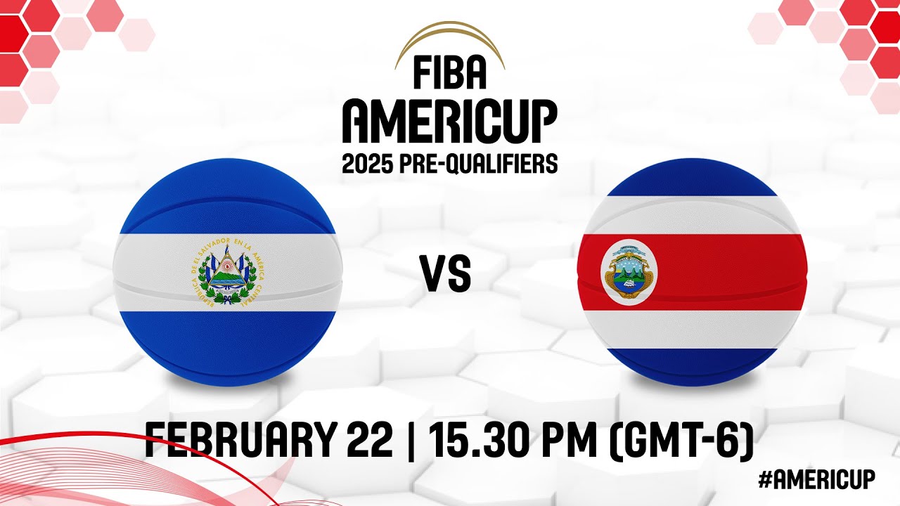 El Salvador v Costa Rica | Full Basketball Game | FIBA AmeriCup 2025 Central American Pre