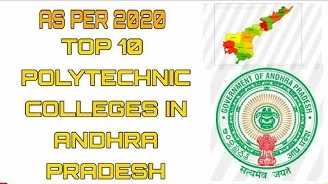 TOP 10 POLYTECHNIC COLLEGES IN ANDHRA PRADESH 2020 | BEST POLYTECHNIC COLLEGES IN ANDHRA PRADESH |AP