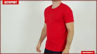 pánské triko puma ferrari race tonal big shield tee 531692 02 červená Ferrari Race Big Shield Tee