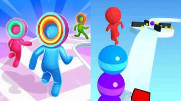 Layer Man 3D vs Stack Rider - Satisfying ASMR Gameplay All Update Levels