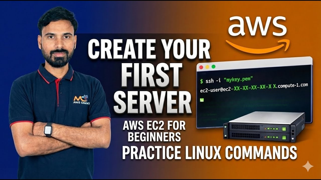 AWS EC2 for Beginners | Linux Commands & Server Setup