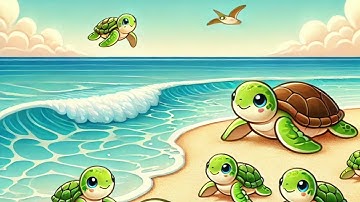 Baby sea turtles have a built-in GPS (Did you know)