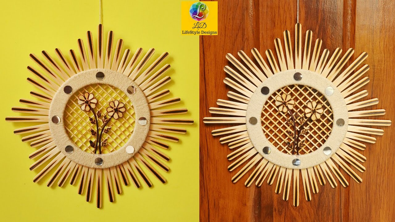 Wall hanging Showpiece Making at Home DIY Home Decor Craft Handmade