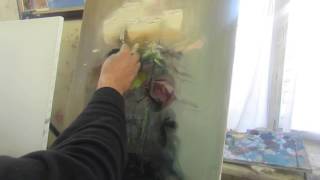 Букет роз, цветы маслом, живопись для новичков, художник Игорь Сахаров