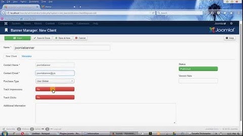 How to create banner on Joomla  website