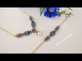 Boncuktan Kolye & bileklik seti yapımı.Jewelry set. How to make beaded jewelry. Bracelet & necklace.