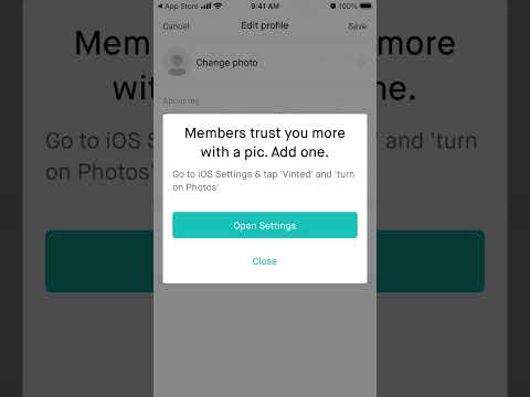 How to CHANGE A PROFILE PICTURE in VINTED app?