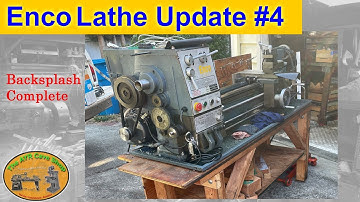 New to Shop Lathe Update 4 - Backsplash Build