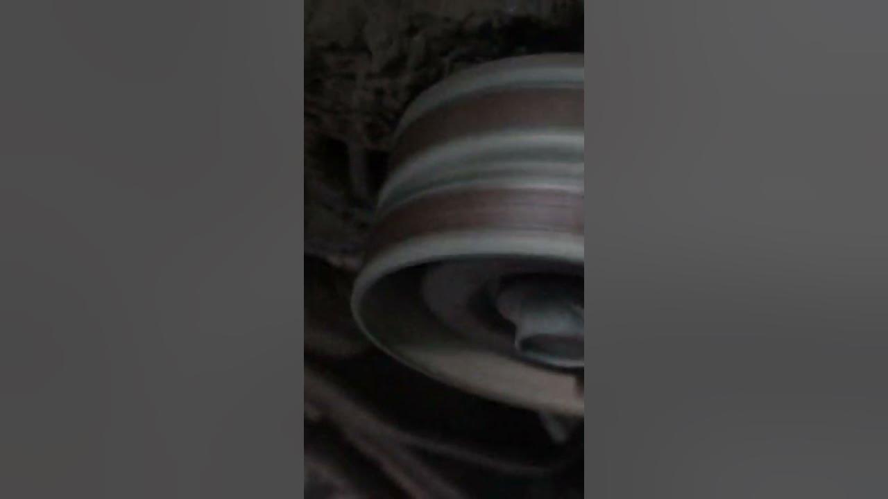 Noisy idler pulley - YouTube