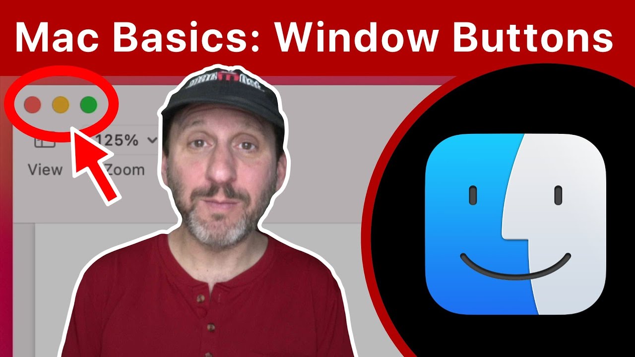 Mac basics the red yellow and green window buttons youtube