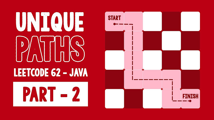 Unique Paths - Leetcode 62 - Part 2 - Memoization Approach - Java