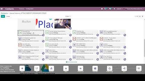 Odoo microsoft Onedrive two way sync integration and files picker