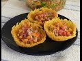 Canastitas de plátano verde, tostones (platano bellaco), patacones, receta fácil y rápida