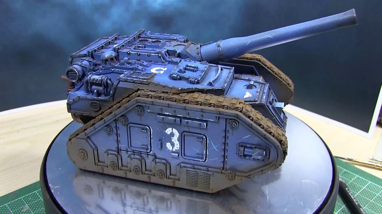 Forgeworld Medusa and Basilisk (Ultramarine Blue Tank) 