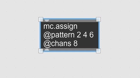 [MC.objects] mc.assign