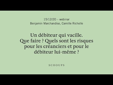 Vidéo: Que Faire Du Débiteur