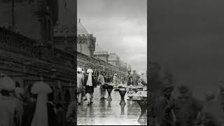 1920. British India, Punjab, Rawalpindi. (Now in Pakistan).A Rainy Day at Rawalpindi Railway Station