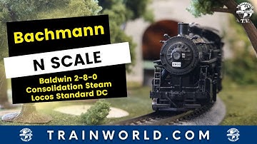N Scale Bachmann Baldwin Consolidation Locomotives