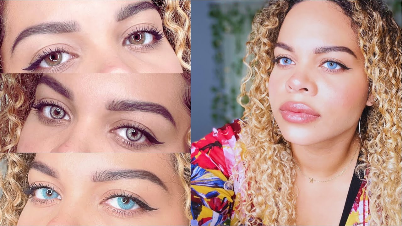 AFFORDABLE PRESCRIPTION COLORED CONTACTS FOR BROWN EYES! FT. Just4Kira 2021!