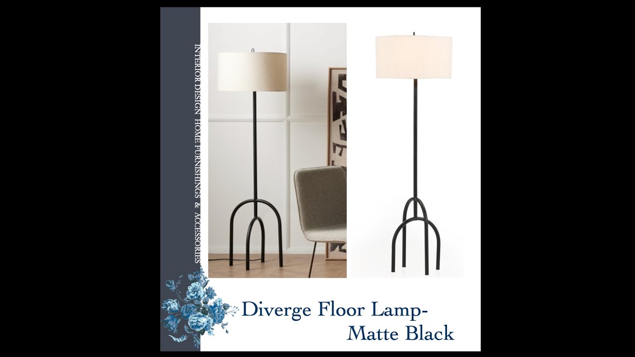 INFLUENT HOME - NEW PRODUCT: Diverge Floor Lamp - YouTube