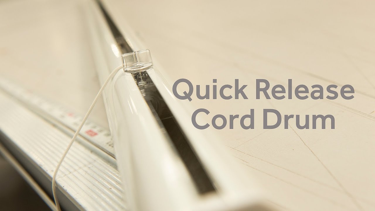 How to adjust Quick Release Cord Drums YouTube