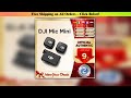 DJI Mic Mini (2 TX + 1 RX ) / (1 TX + 1 RX )Wireless Microphone with Intelligent Noise Cancelling