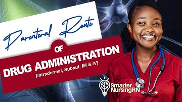 Intradermal, Subcutaneous, Intramuscular, and Intravenous Route of Drug Administration. 