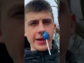 LOLLIPOP STUCK IN NOSE! 