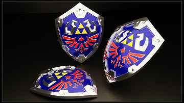 Hylian Shield - Blender 2.80