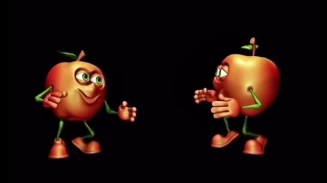 Яблоко танцует - мем, оригинал - YouTube