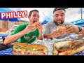 The Ultimate PHILADELPHIA FOOD TOUR!! Hoagies, Cheese Steak + Best Local Philly Food!!