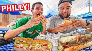 The Ultimate PHILADELPHIA FOOD TOUR!! Hoagies, Cheese Steak   Best Local Philly Food!!