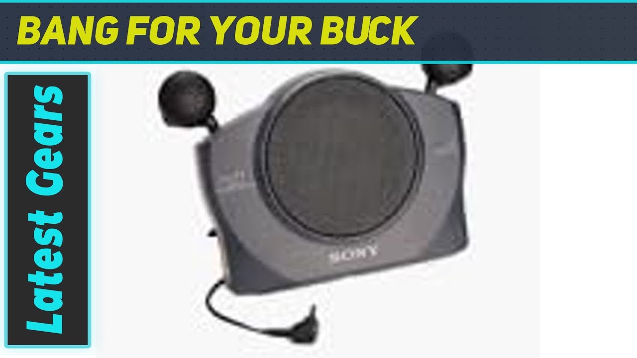 Sony SRS-T1 Foldable Mini Active Speaker Review - YouTube