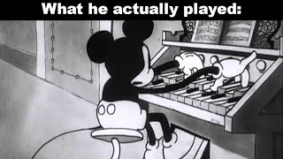 Pianos Are Never Animated Correctly mickey Mouse Haunted House
