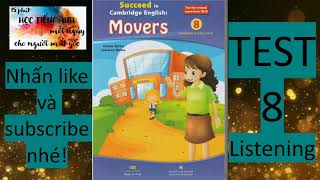 M8-T8-L Succeed in  Movers 8-Test 8-Listening (Answer Key)