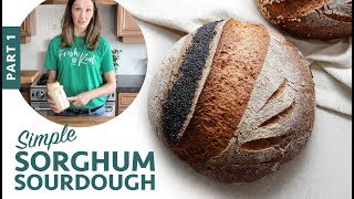 Simple Sorghum Sourdough  Part 1 (GlutenFree Vegan Bread)