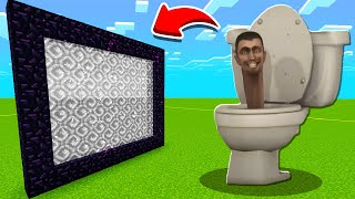 How To Make A Portal To The SKIBIDI TOILET Dimension In Minecraft