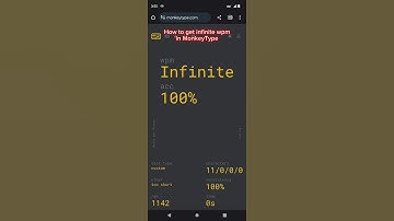 How to get infinite wpm on MonkeyType #typing #monkeytype