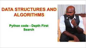 Python code for Depth First Search | DSA in Tamil | DSA with Python