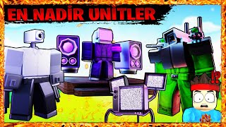 En Nadir Challenge  Bero İle Oyundaki En Nadir Unitler   Roblox Skibidi Toilet Tower Defense