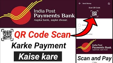 ippb mobile banking app se kisi bhi QR code scan karke payment kaise kare | ippb qr code scan & pay